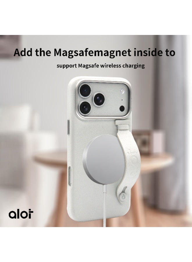 ALot Nobel 17 PRO Magnetic MagSafe Case – Shockproof Protective Phone Cover with Wristband Strap, Raised Camera Protection, Wireless Charging Compatible, Slim Luxury Anti-Scratch Design - Image 5